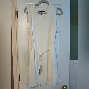 White House Black Market Ivory Mini Dress